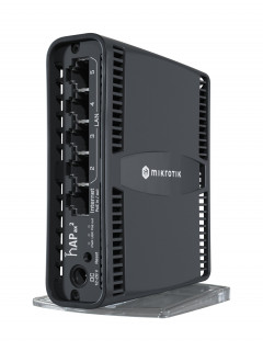 Mikrotik hAP ax2 bezdrôtový smerovač Gigabit Ethernet Dvojpásmový (2,4 ghz/5 ghz) Čierna PC