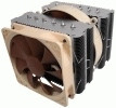 Noctua NH-D14 systém chladenia počítačov Procesor Chladič 14 cm Hnedá, Strieborná PC