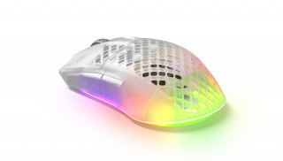 Steelseries Aerox 3 Wireless Ghost myš Hranie Pravoruké RF Wireless + Bluetooth Optický 18000 DPI PC