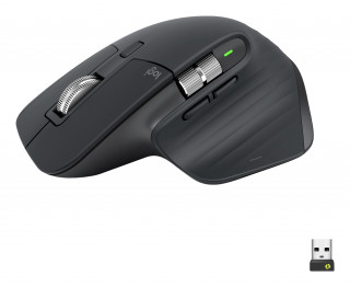 Logitech MX Master 3S myš Kancelária Pravoruké RF Wireless + Bluetooth Laser 8000 DPI PC