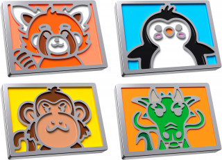 HyperX Badge Pack - Cute Magnetic Badges Taška na klávesnicu PC