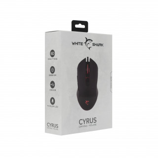 White Shark CYRUS myš Hranie Všestranný USB Typ-A Optický 3200 DPI PC
