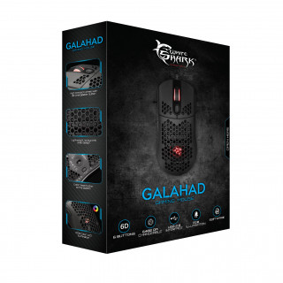 White Shark GALAHAD myš Hranie Všestranný USB Typ-A Optický 7200 DPI PC