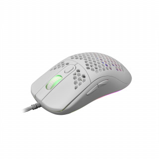White Shark GALAHAD White myš Hranie Všestranný USB Typ-A Optický 7200 DPI PC