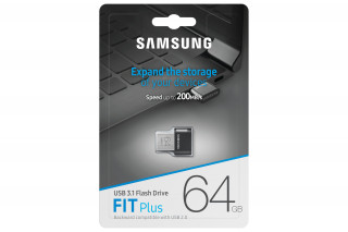 Samsung MUF-64AB USB kľúč 64 GB USB Typ-A 3.2 Gen 1 (3.1 Gen 1) Šedá, Strieborná PC