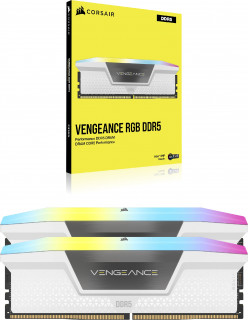 Corsair Vengeance RGB CMH32GX5M2E6000Z36W pamäťový modul 32 GB 2 x 16 GB DDR5 6000 MHz PC