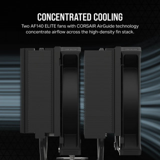 Corsair AF ELITE A115 Procesor Vzduchový chladič 14 cm Čierna 1 ks PC