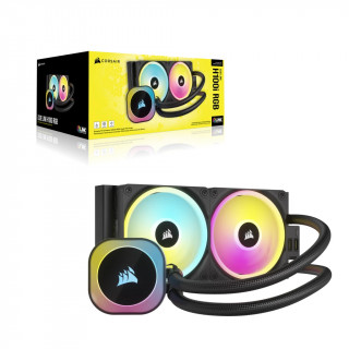 Corsair H100I Procesor Súprava vodného chladenia 12 cm Čierna PC