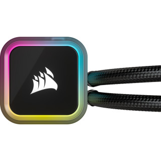 Corsair iCUE H150i RGB ELITE Procesor Vodné chladenie typu všetko v jednom 12 cm Čierna 1 ks PC