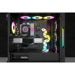 Corsair CW-9060075-WW systém chladenia počítačov Procesor Vodné chladenie typu všetko v jednom 12 cm Čierna 1 ks PC