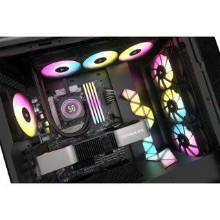 Corsair CW-9060075-WW systém chladenia počítačov Procesor Vodné chladenie typu všetko v jednom 12 cm Čierna 1 ks PC
