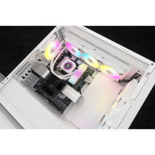 Corsair CW-9060077-WW systém chladenia počítačov Procesor Vodné chladenie typu všetko v jednom 12 cm Biela 1 ks PC