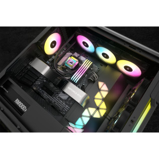 Corsair iCUE H150i ELITE CAPELLIX XT Procesor Vodné chladenie typu všetko v jednom 12 cm Čierna 1 kusov PC