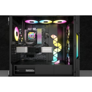 Corsair iCUE H150i ELITE CAPELLIX XT Procesor Vodné chladenie typu všetko v jednom 12 cm Čierna 1 kusov PC