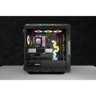 Corsair iCUE H150i ELITE CAPELLIX XT Procesor Vodné chladenie typu všetko v jednom 12 cm Čierna 1 kusov PC