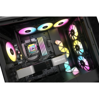 Corsair iCUE H150i ELITE CAPELLIX XT Procesor Vodné chladenie typu všetko v jednom 12 cm Čierna 1 kusov PC