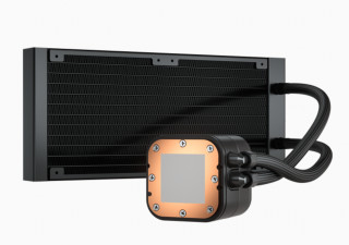 Corsair H100i Procesor Vodné chladenie typu všetko v jednom 12 cm Čierna 1 kusov PC