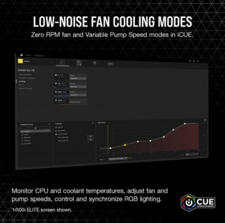 Corsair H100i Procesor Vodné chladenie typu všetko v jednom 12 cm Čierna 1 kusov PC