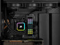 Corsair H100i Procesor Vodné chladenie typu všetko v jednom 12 cm Čierna 1 kusov thumbnail