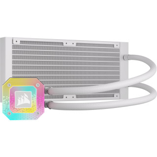 Corsair CW-9060072-WW systém chladenia počítačov Procesor Vodné chladenie typu všetko v jednom 12 cm Biela 1 ks PC