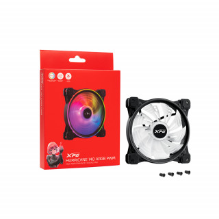 XPG HURRICANE 140 ARGB PWM Procesor Vodné chladenie typu všetko v jednom 14 cm Čierna PC
