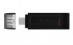 Kingston Technology DataTraveler 70 USB kľúč 256 GB USB Typ-C 3.2 Gen 1 (3.1 Gen 1) Čierna thumbnail