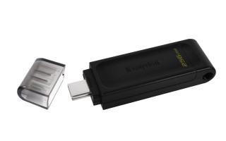 Kingston Technology DataTraveler 70 USB kľúč 256 GB USB Typ-C 3.2 Gen 1 (3.1 Gen 1) Čierna PC