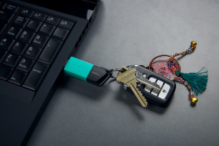 Kingston Technology DataTraveler Exodia M USB kľúč 256 GB USB Typ-A 3.2 Gen 1 (3.1 Gen 1) Čierna, Tyrkysová PC