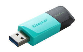 Kingston Technology DataTraveler Exodia M USB kľúč 256 GB USB Typ-A 3.2 Gen 1 (3.1 Gen 1) Čierna, Tyrkysová PC