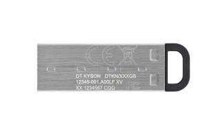 Kingston Technology DataTraveler Kyson USB kľúč 512 GB USB Typ-A 3.2 Gen 1 (3.1 Gen 1) Strieborná PC
