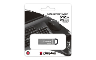 Kingston Technology DataTraveler Kyson USB kľúč 512 GB USB Typ-A 3.2 Gen 1 (3.1 Gen 1) Strieborná PC