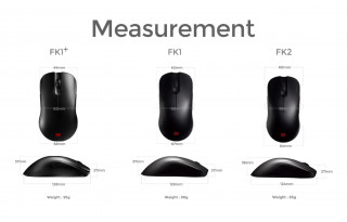 ZOWIE FK2 myš Kancelária Všestranný USB Typ-A 3200 DPI PC