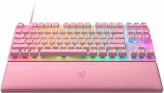 Razer Huntsman V2 Tenkeyless klávesnica Hranie USB QWERTY Anglický Ružová PC