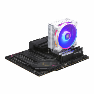 Cooler Master Hyper 212 Halo White Procesor Vzduchový chladič 12 cm Biela PC