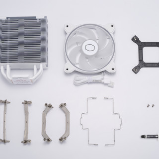 Cooler Master Hyper 212 Halo White Procesor Vzduchový chladič 12 cm Biela PC