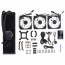 Cooler Master MasterLiquid 360 ATMOS Procesor Súprava vodného chladenia 12 cm Čierna thumbnail