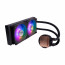 Cooler Master MasterLiquid PL240 Flux Procesor Súprava vodného chladenia 12 cm Čierna thumbnail