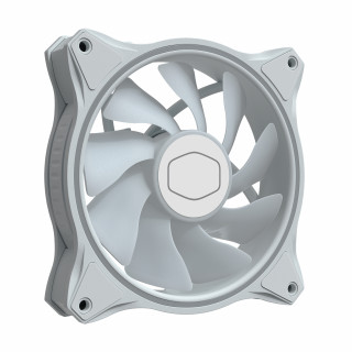 Cooler Master MasterFan MF120 Halo 3in1 White Edition Počítačová skriňa Ventilátor 12 cm Biela 3 kusov PC