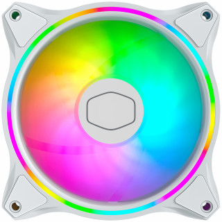 Cooler Master MasterFan MF120 Halo White Edition Počítačová skriňa Ventilátor 12 cm Biela 1 kusov PC