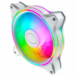 Cooler Master MasterFan MF120 Halo White Edition Počítačová skriňa Ventilátor 12 cm Biela 1 kusov PC