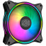 Cooler Master MasterFan MF120 Halo Počítačová skriňa Ventilátor 12 cm Čierna, Šedá thumbnail