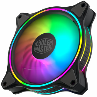 Cooler Master MasterFan MF120 Halo Počítačová skriňa Ventilátor 12 cm Čierna, Šedá PC