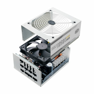 Cooler Master MWE Gold 1050 - V2 ATX 3.0 White Version zdroj 1050 W 24-pin ATX Biela PC
