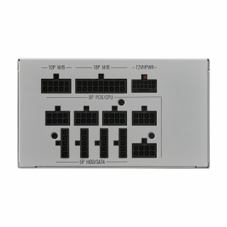 Cooler Master MWE Gold 1050 - V2 ATX 3.0 White Version zdroj 1050 W 24-pin ATX Biela PC
