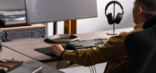 Cooler Master Peripherals MK770 klávesnica Univerzálne USB + RF Wireless + Bluetooth QWERTY Maďarský Tmavo šedá, Šedá PC