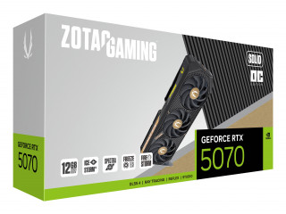 Zotac GAMING GeForce RTX 5070 SOLID OC NVIDIA 12 GB GDDR7 PC