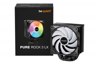 be quiet! Pure Rock 3 LX Procesor Vzduchový chladič 12 cm Čierna 1 kusov PC