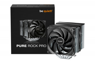 be quiet! Pure Rock Pro 3 Procesor Vzduchový chladič 12 cm Strieborná 1 kusov PC