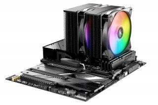 be quiet! Pure Rock Pro 3 LX Black Procesor Vzduchový chladič 12 cm Čierna 1 kusov PC