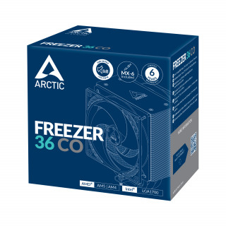 ARCTIC Freezer 36 CO Procesor Vzduchový chladič 12 cm Čierna, Strieborná 1 kusov PC